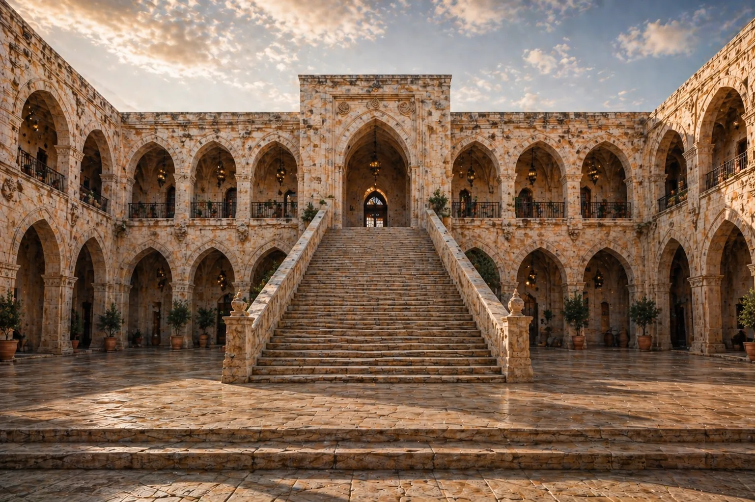 تصوير في قصر ماردين الحجري